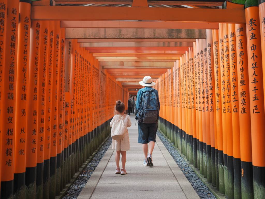 Kyoto fushimi inari : visiter le sanctuaire avec des enfants