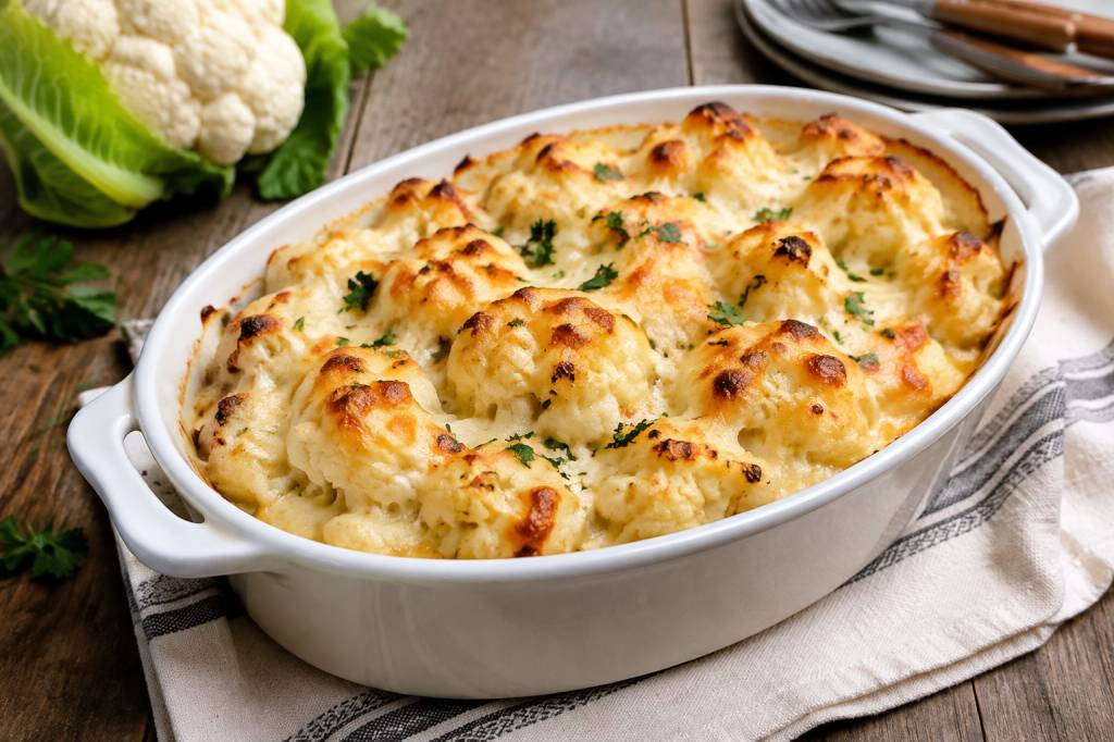 Choux fleur gratiné : une recette familiale facile et savoureuse